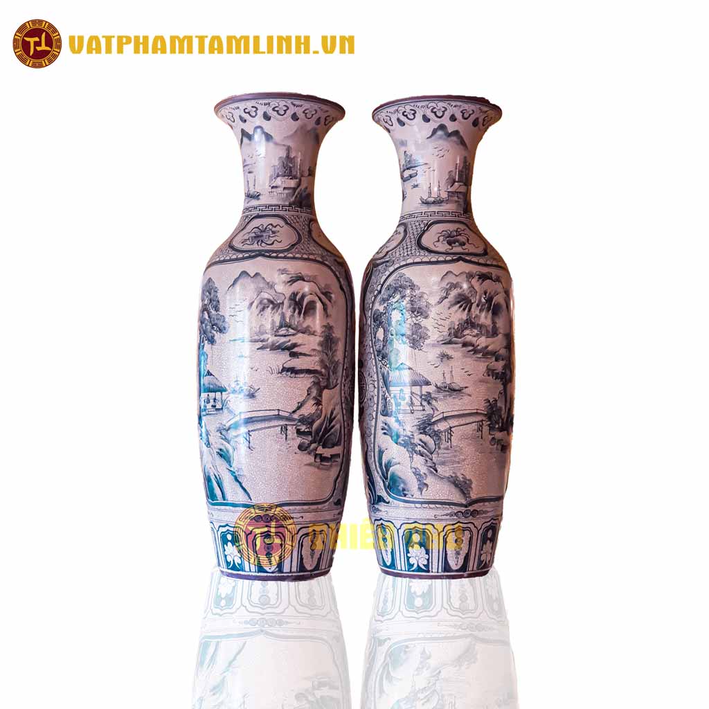 Lọ lục bình men rạn có ý nghĩa phong thủy